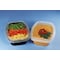 Delicube 8 oz. Deli Container Clear Rectangular Base, PK400 DR-508-CB - alternate 2